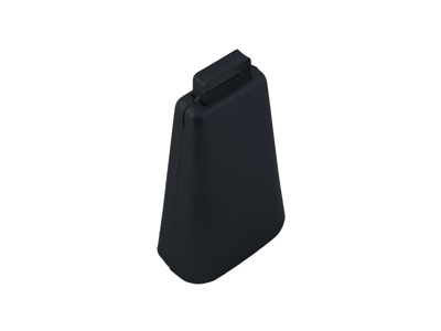 6-3/4" COW BELL BLACK FINISH