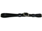 5/8" FLAT LEATHER CURB STRAPS-