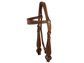 5/8" SPOTTED HEADSTALL-RUSSET